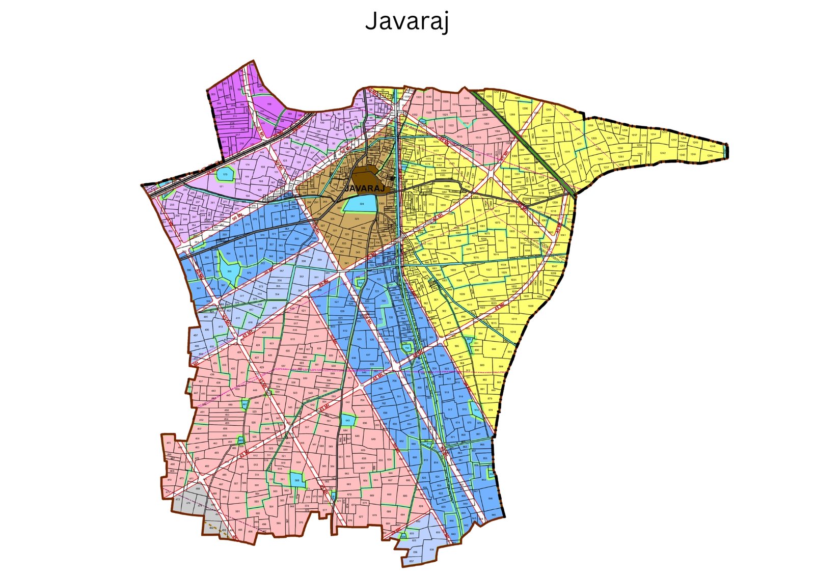LADA village planning map of Jawaraj