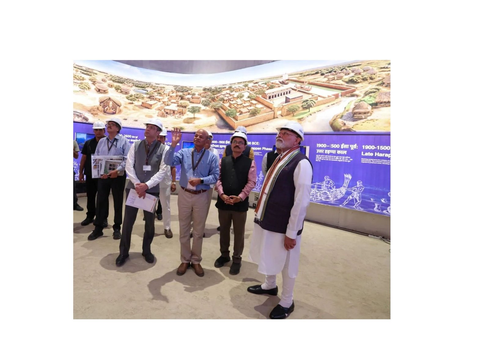 Interpretation gallery under development at the National Maritime Heritage Complex, Lothal